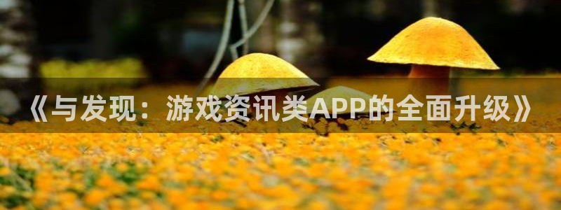 长征娱乐网址注册：《与发现：游戏资讯类APP的全面升级》